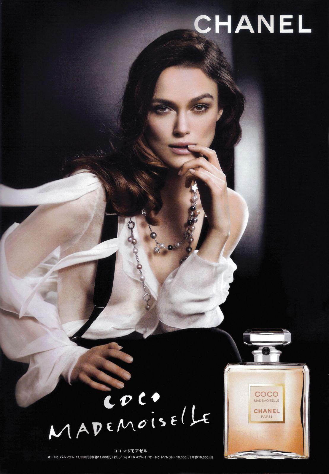 Tváří reklamní kampaně parfému Coco Mademoiselle se stala půvabná Keira Knightley (zdroj: bit.ly/1yDgjnw)